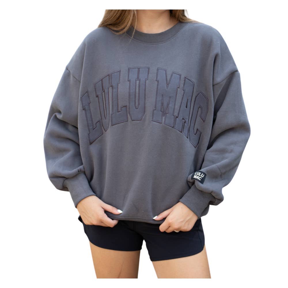 DARK GREY Lulu Mac Sweatshirt: