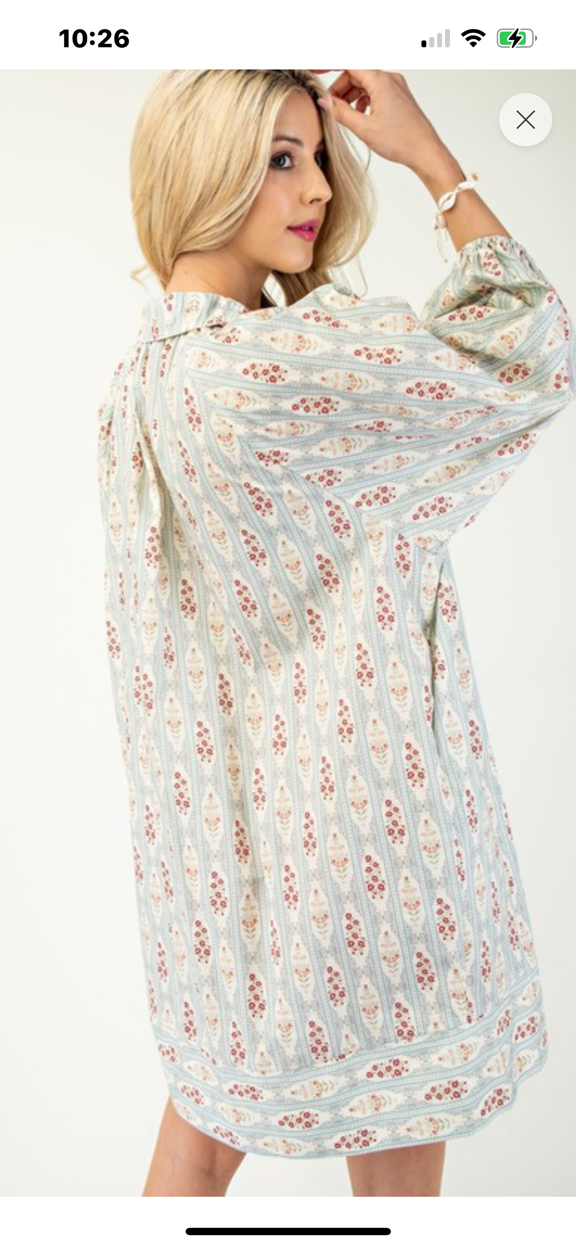 Vintage floral dress