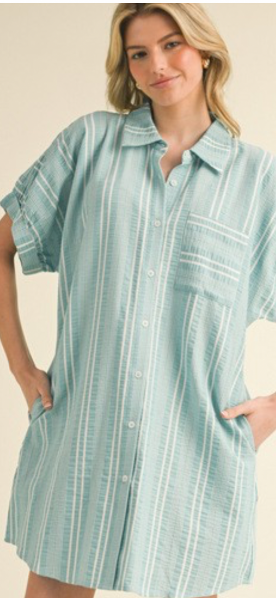 Jodifl shirt dress with pockets