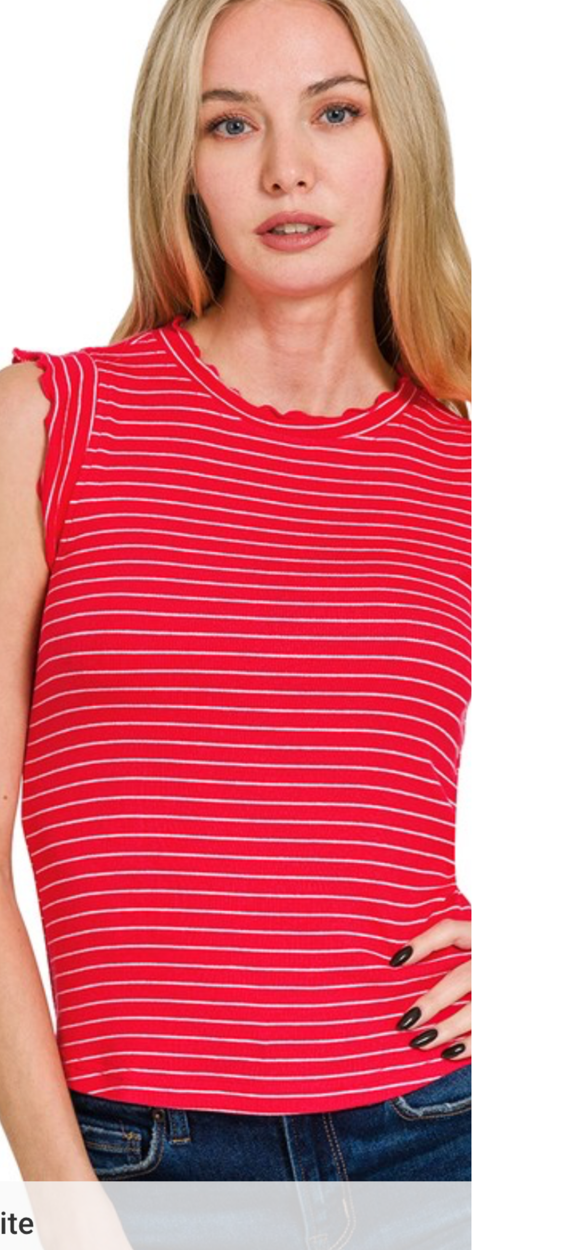 Zenana striped top