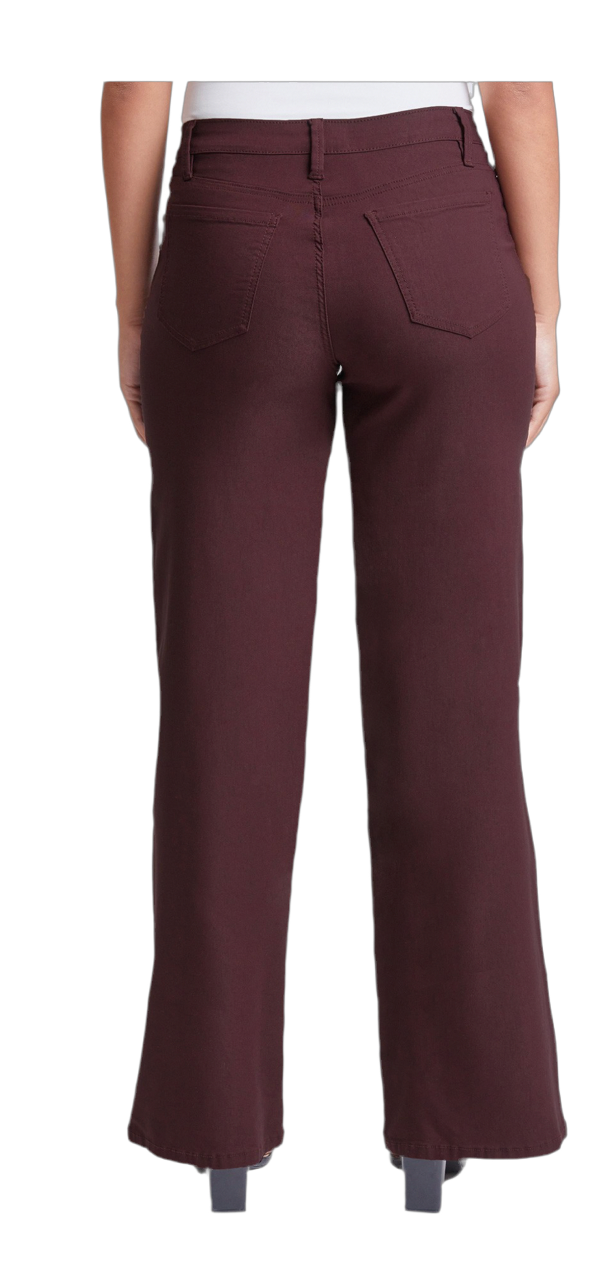 Crop flared ymi denim