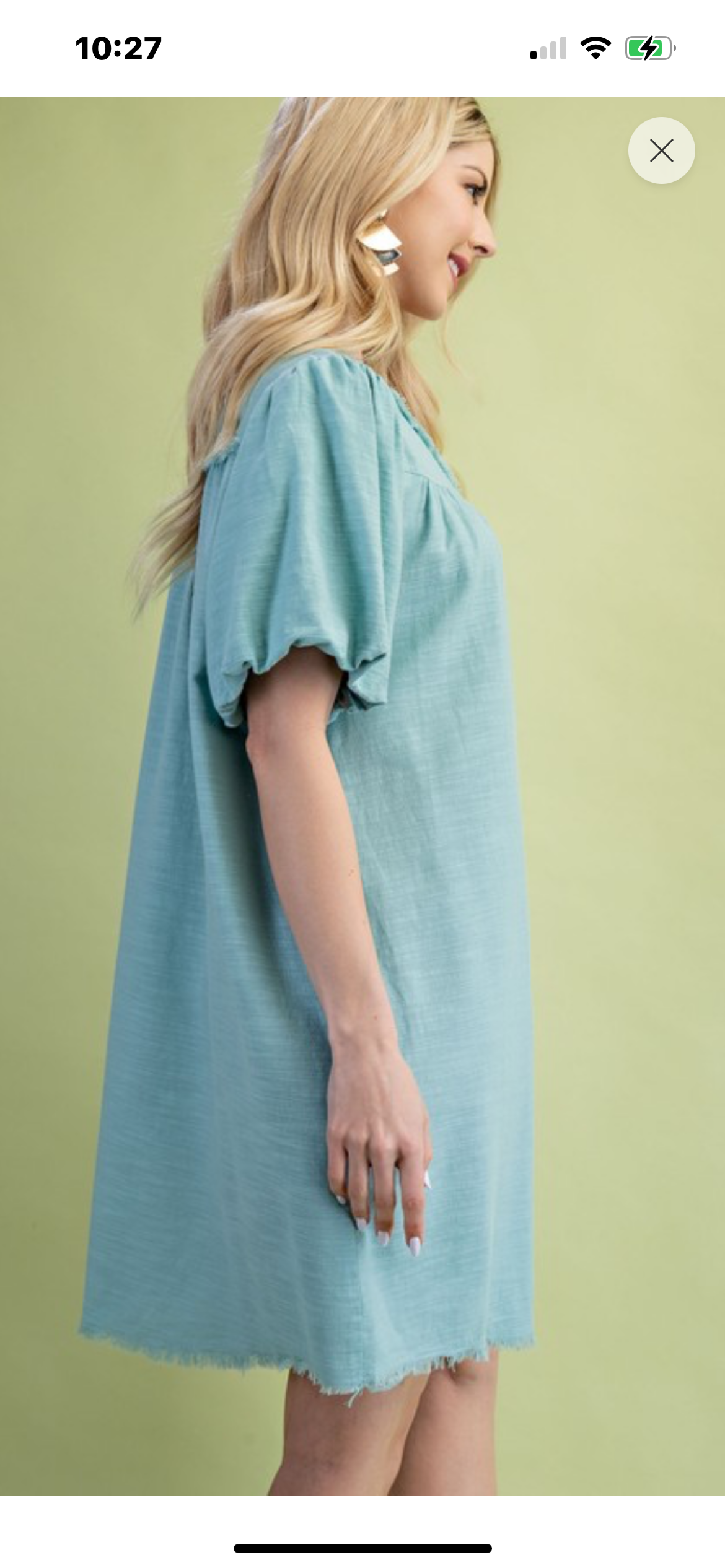 Button down dress with pockets
