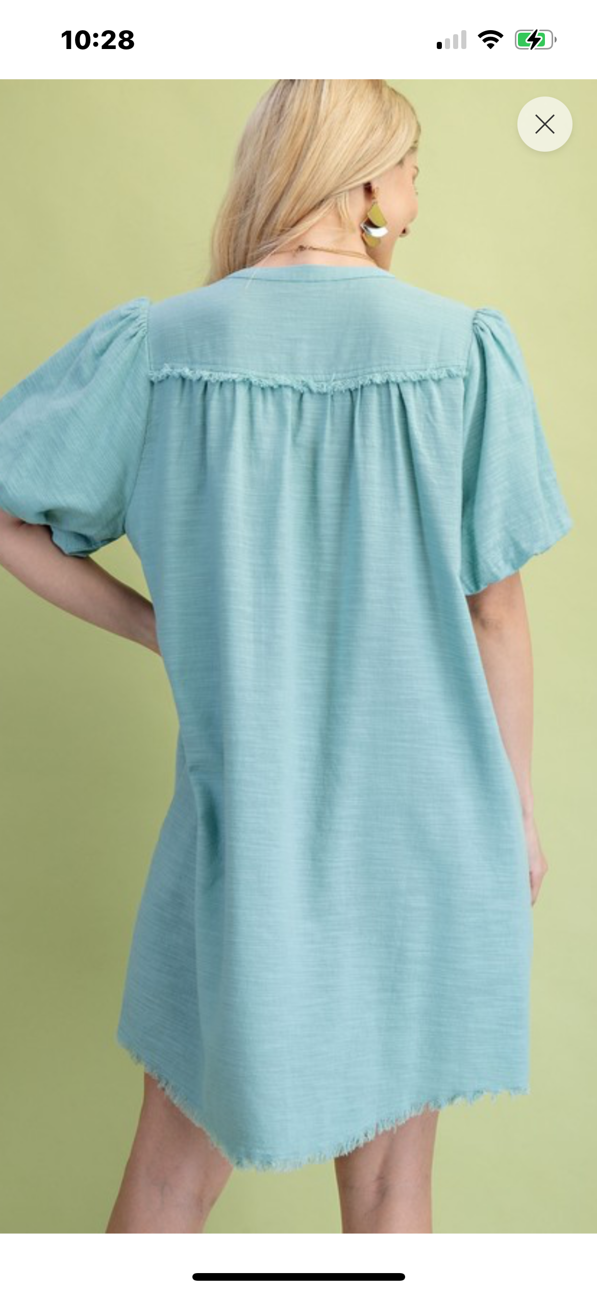 Button down dress with pockets