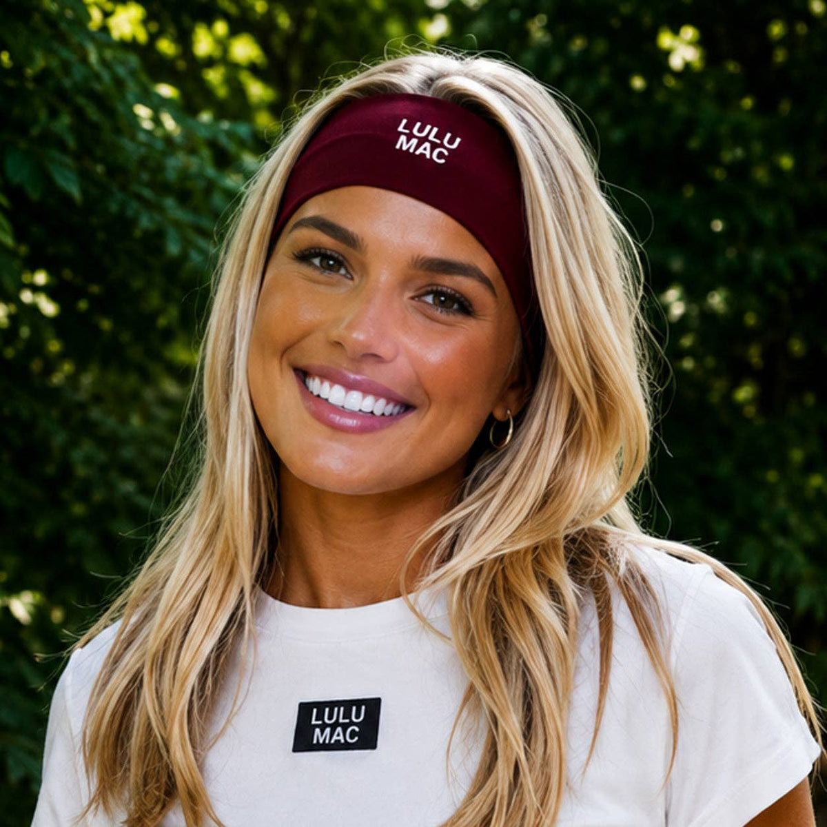 Lulu Mac Headband - Maroon