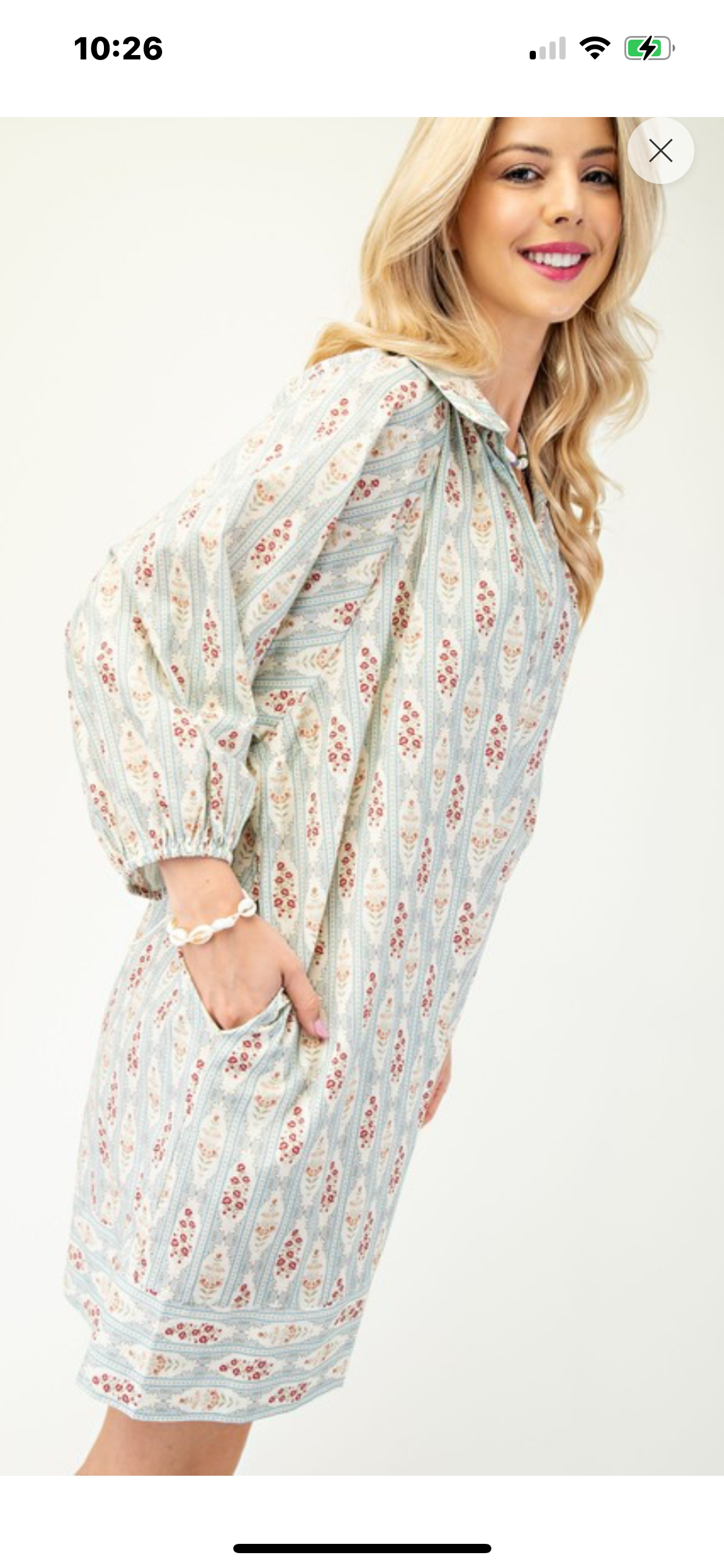 Vintage floral dress