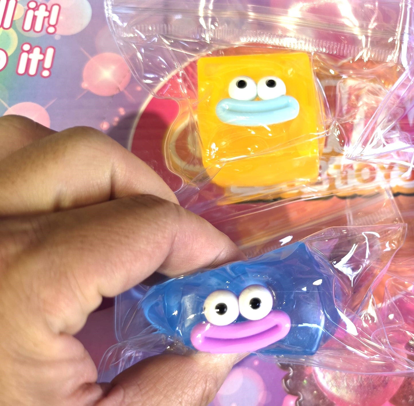 Funny Face Cube Squishy Stress Relief Toy