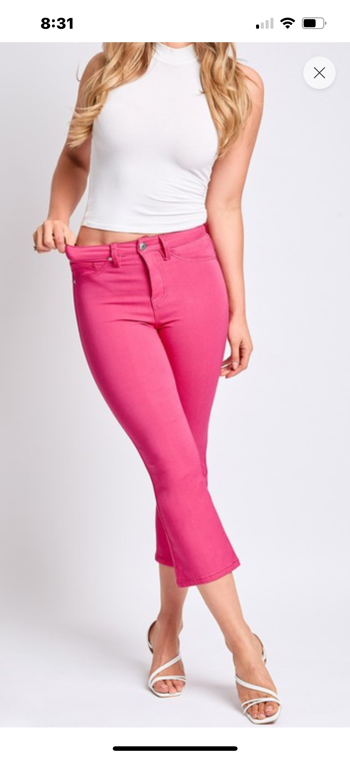 Ymi hyper stretch cropped pants