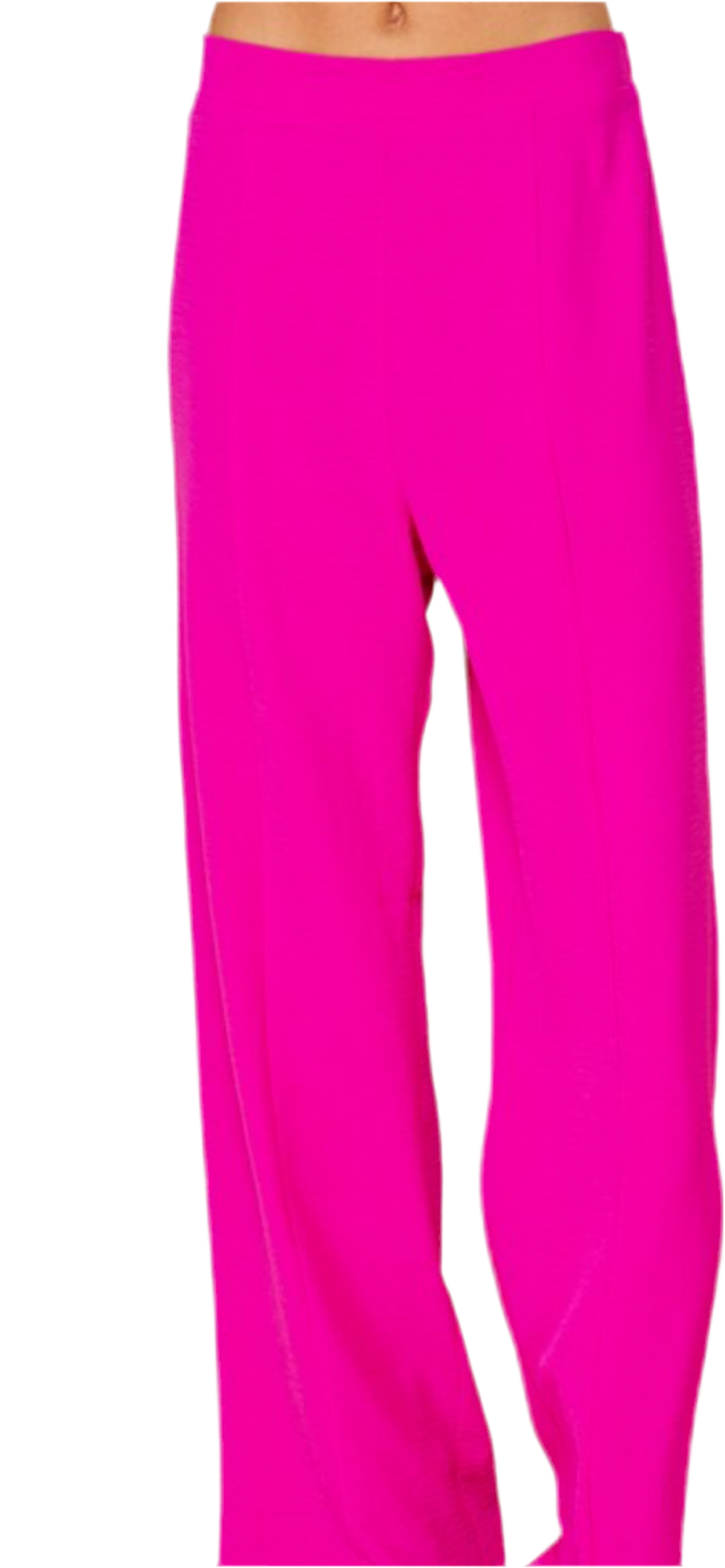 Crinkle pink pants