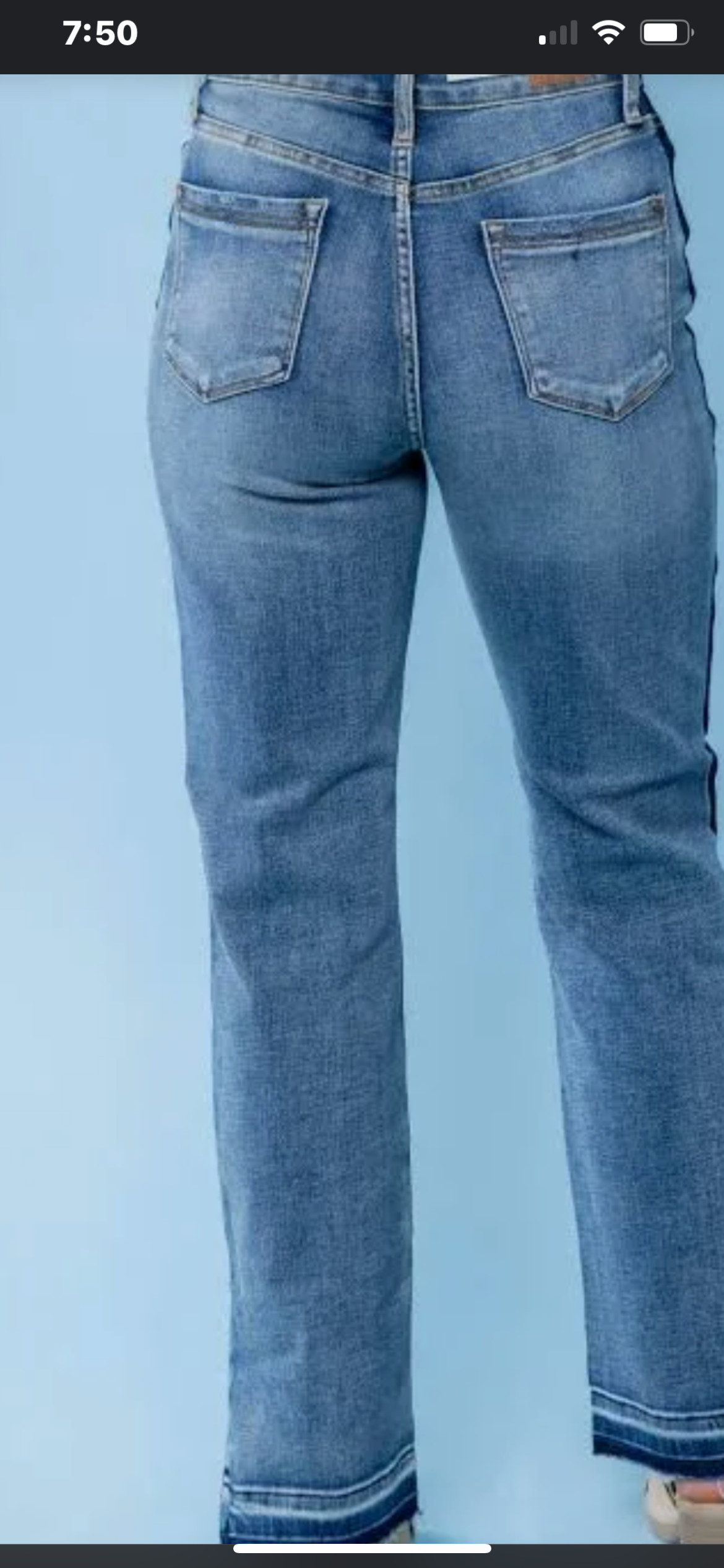 Judy blue split flare