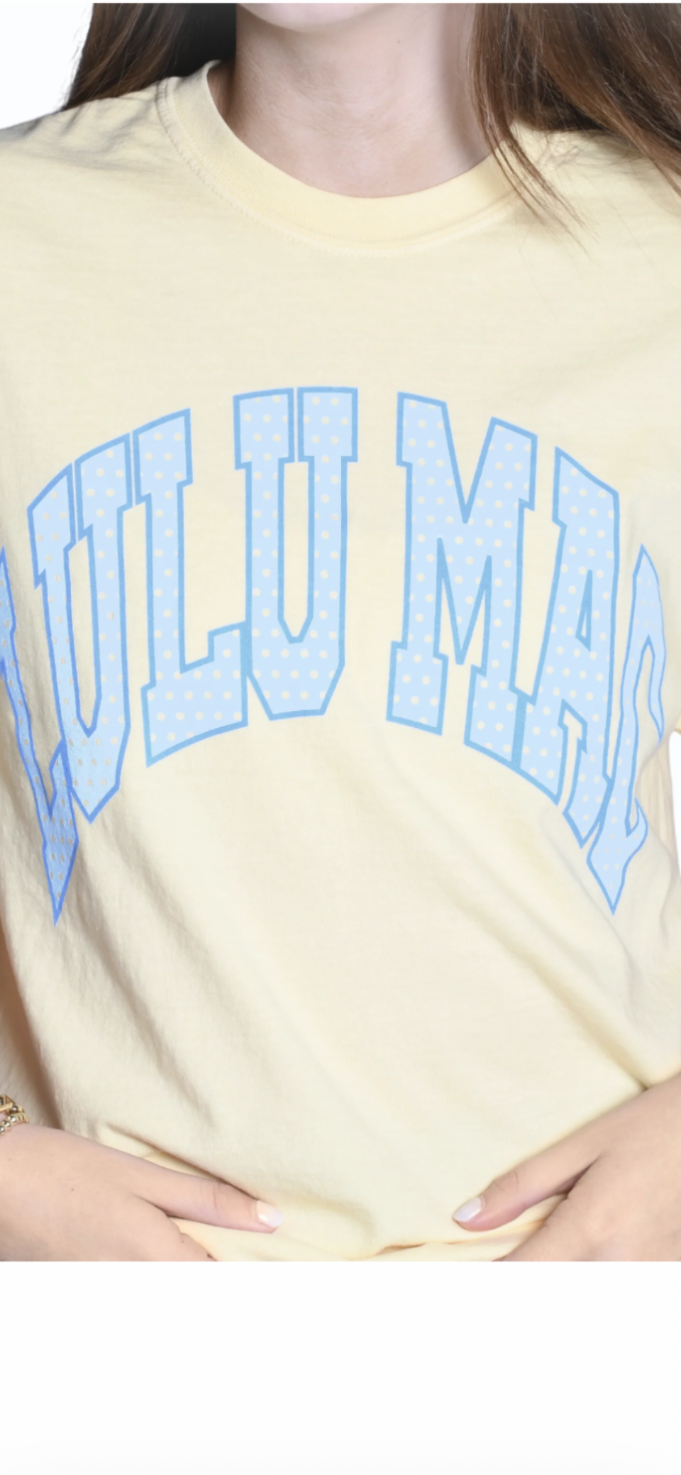 Lulu Mac polka dot t shirt