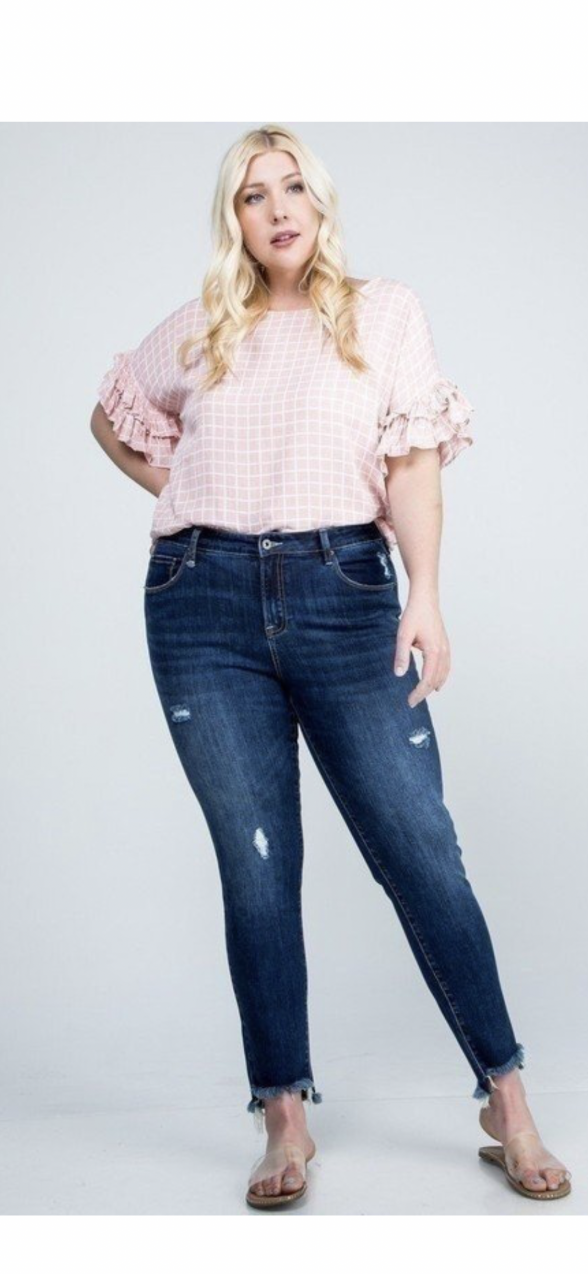 Plus distressed special a jeans