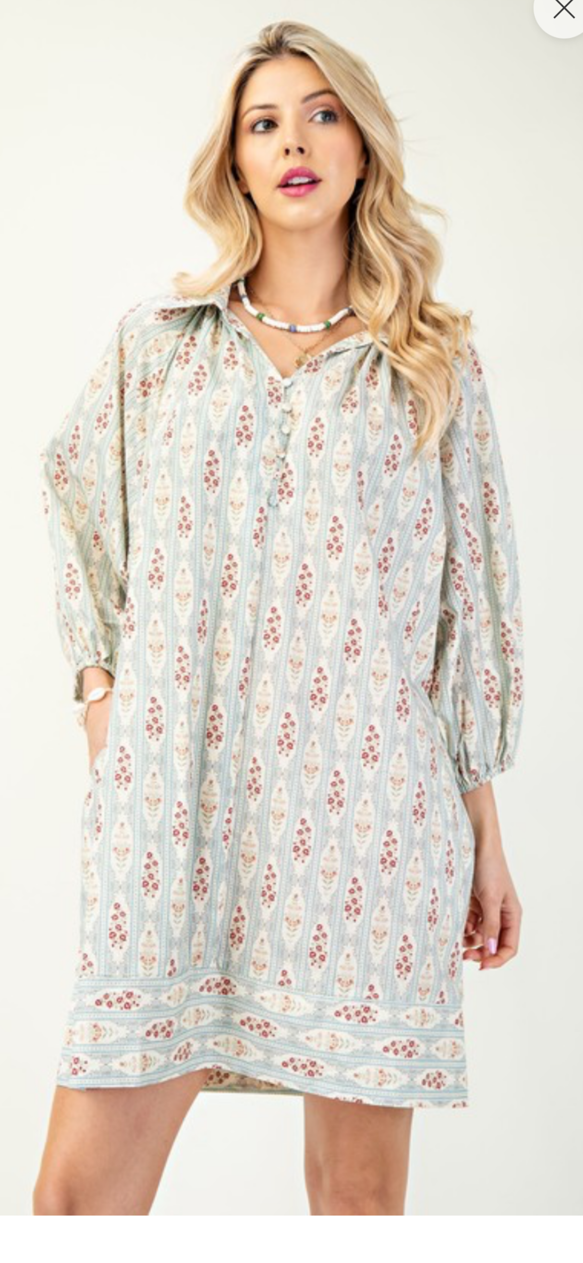 Vintage floral dress