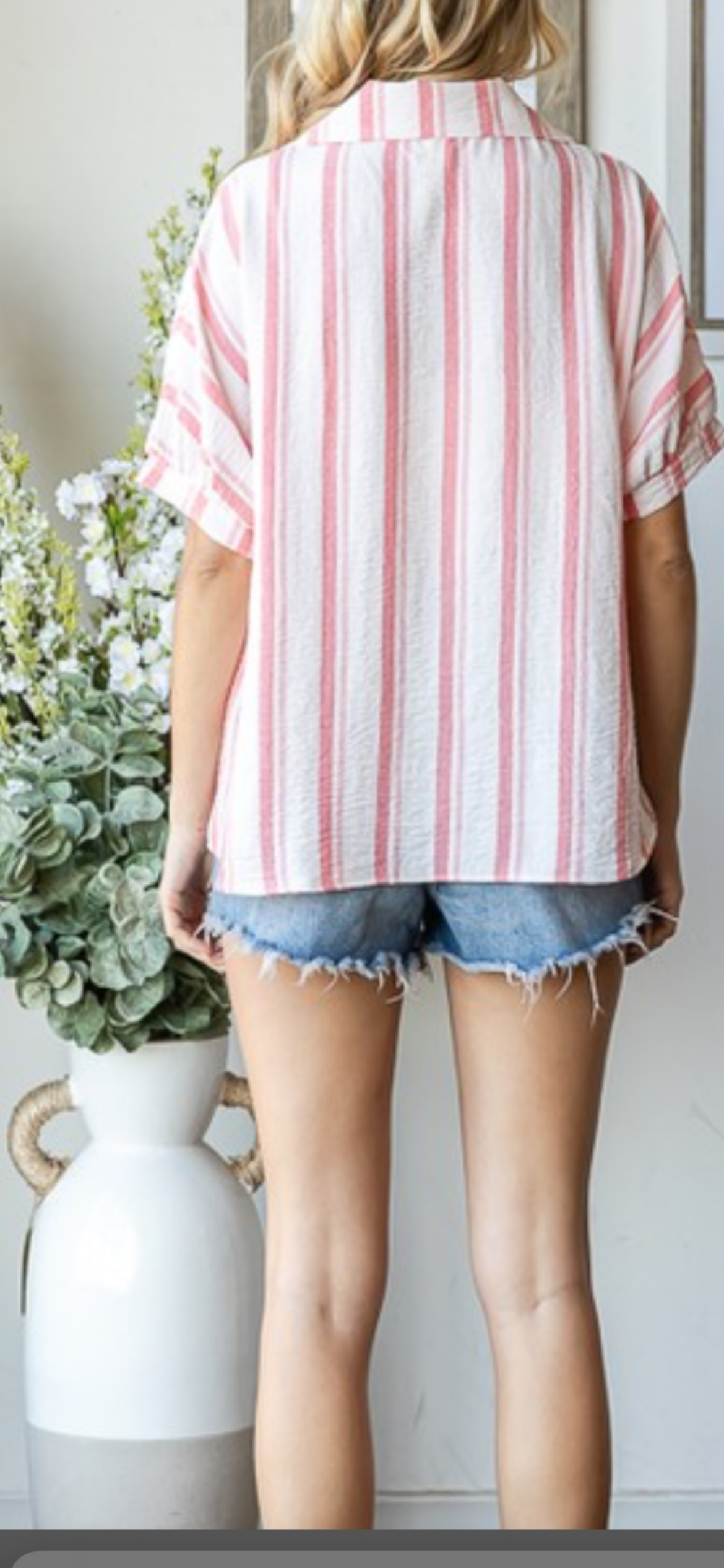 Air flow perfect stripes top