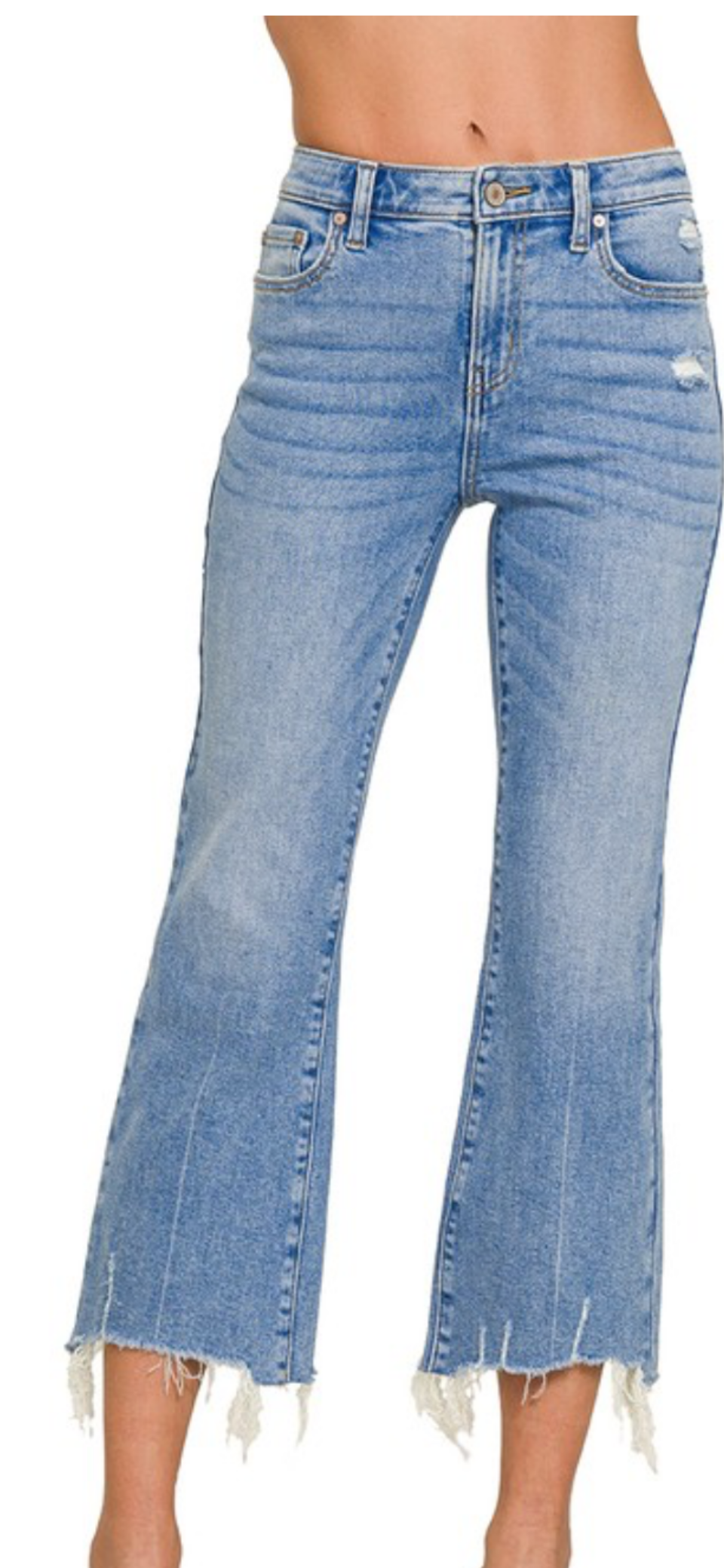 Zenana cropped kick flare