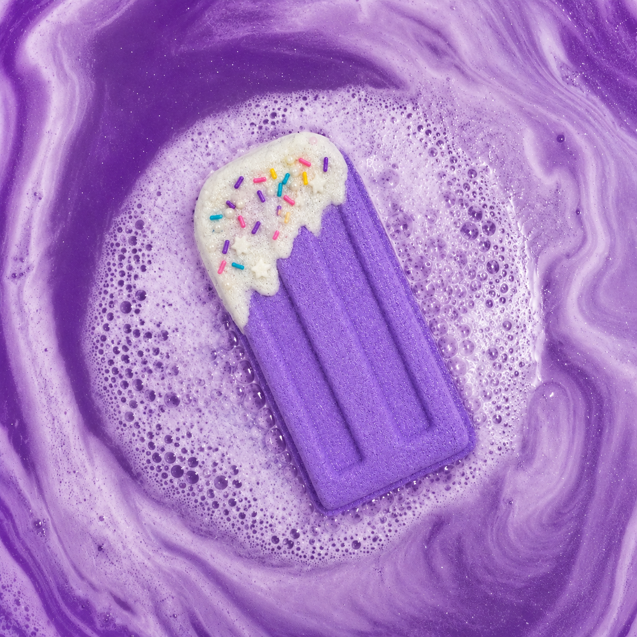 The Lavish Goat - Purple Popsicle Prize Inside Bath Bomb