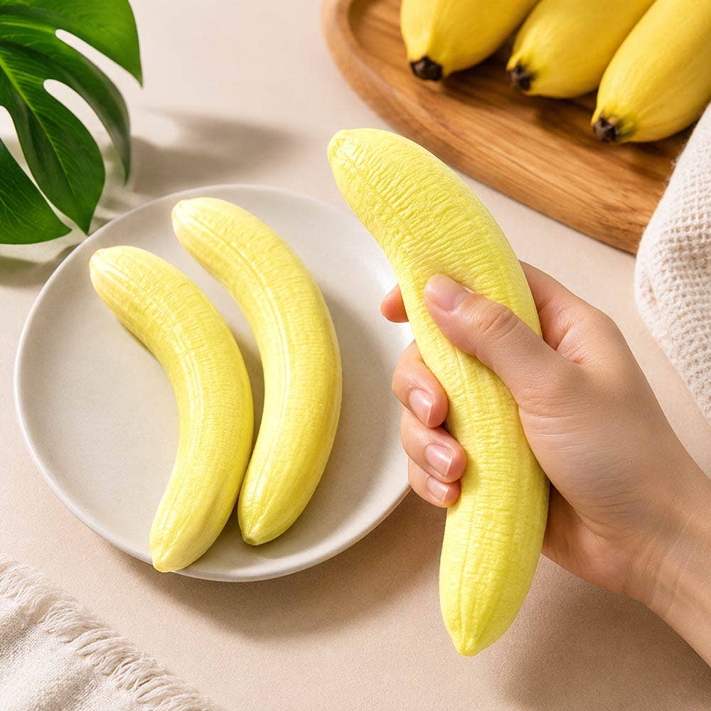 Banana Shaped Squishy Stress Relief Toy