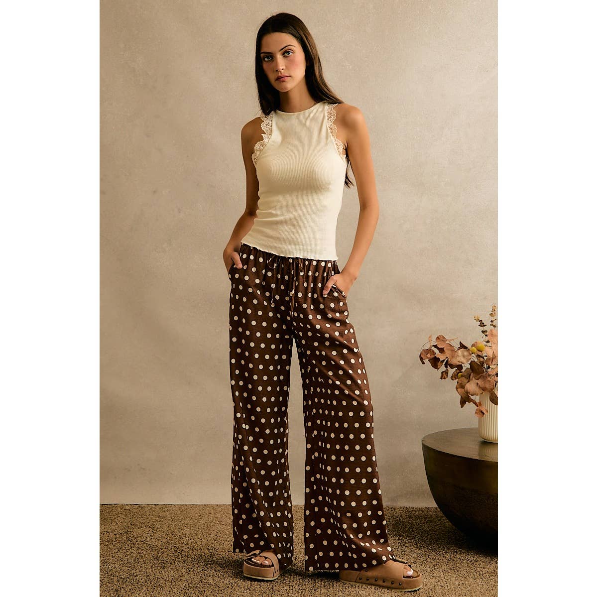Fall for the polka dots pant