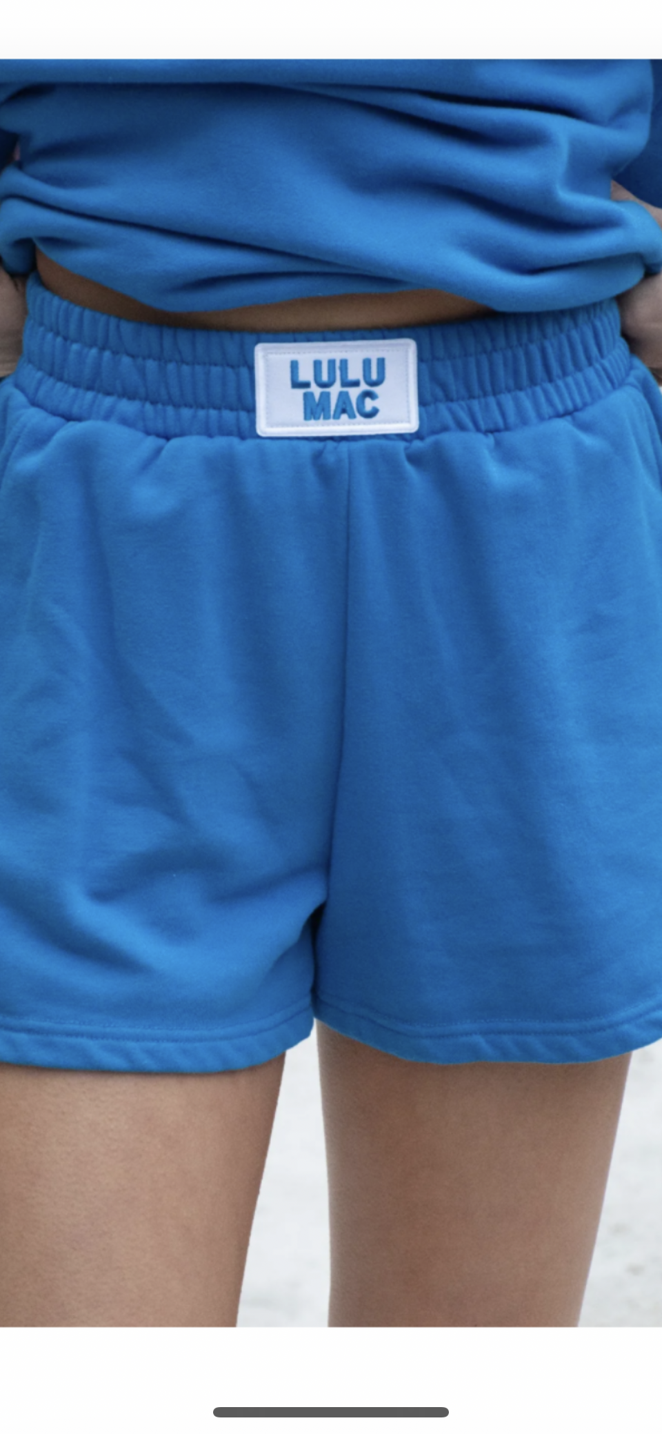 Lulu Mac terry shorts
