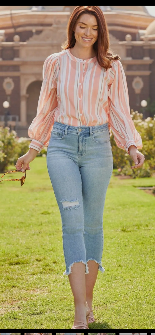 Ymi high rise vintage Fray jean