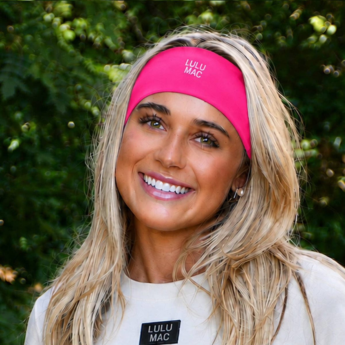 Girlie Lulu Mac Headband - Hot Pink