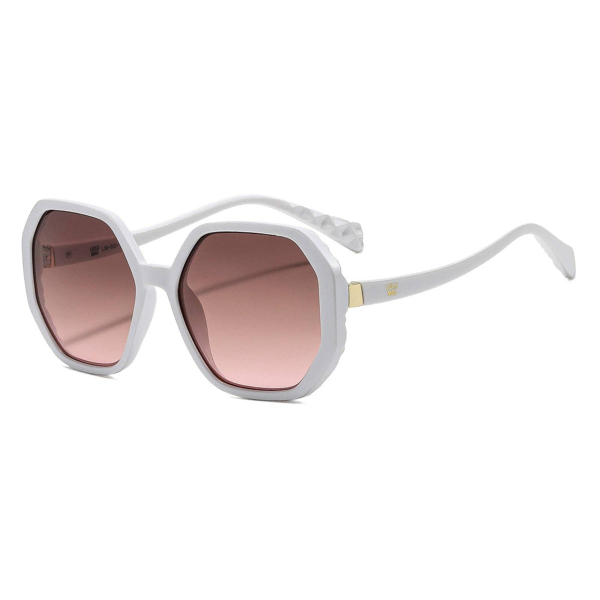 Lulu Mac Sutton White Sunglasses