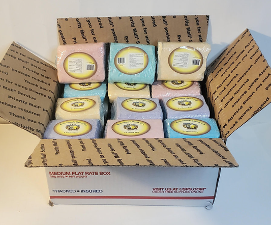 Amish Farms Soap - 36 Individually Wrapped Bars - Random Colors with Fragrance