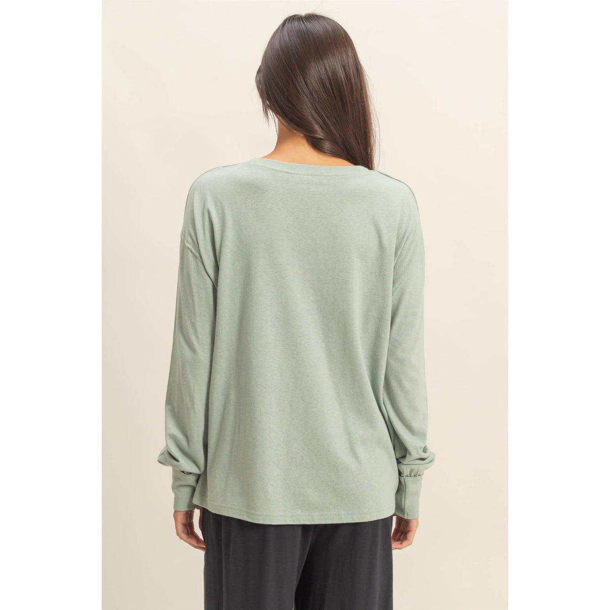 Long Sleeve Pocket T-Shirt