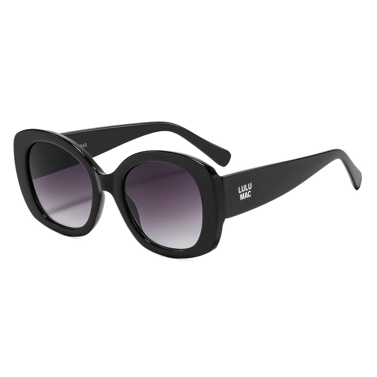 Lulu Mac Tatum Black Sunglasses