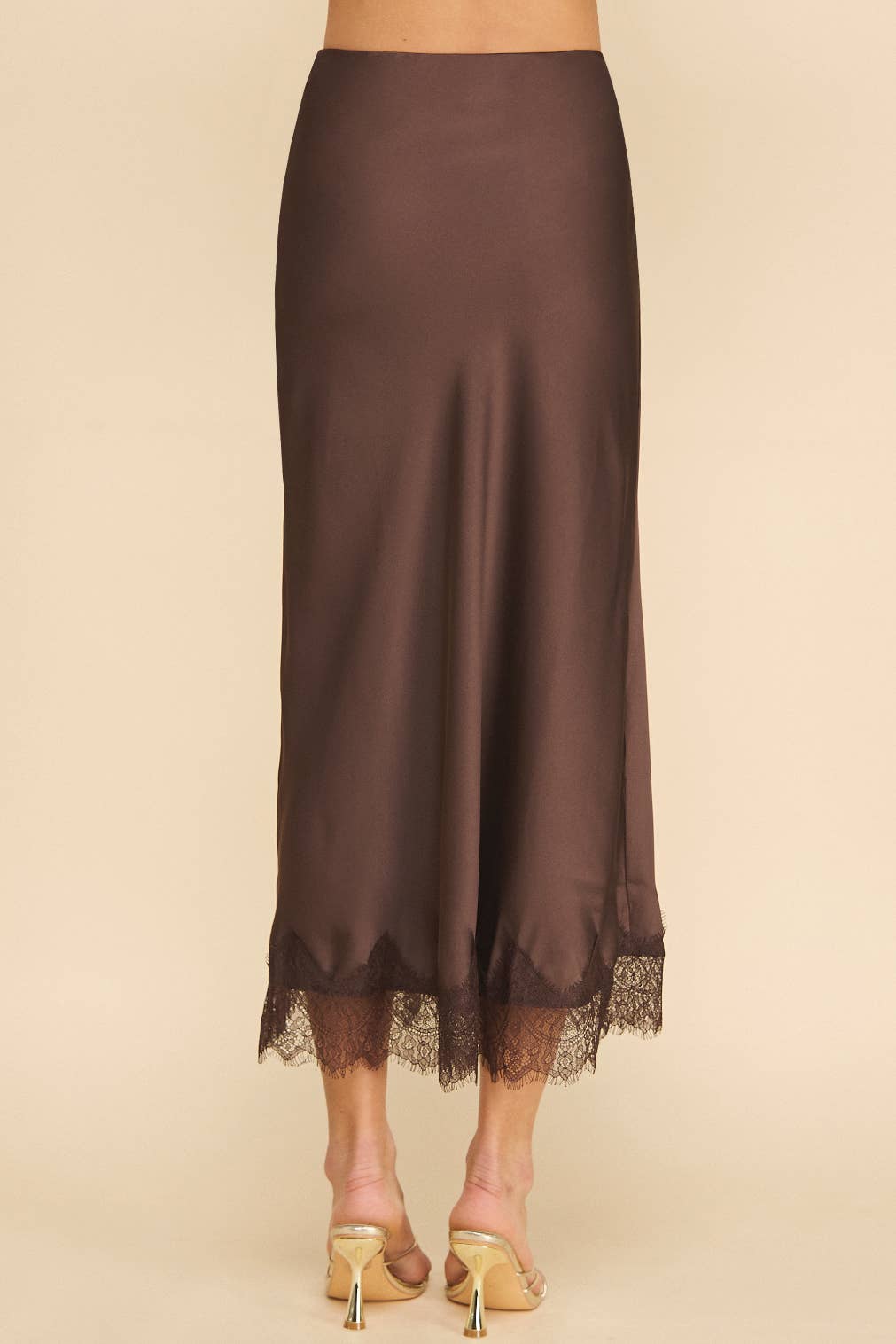 Muse Slip Skirt with Lace Detail