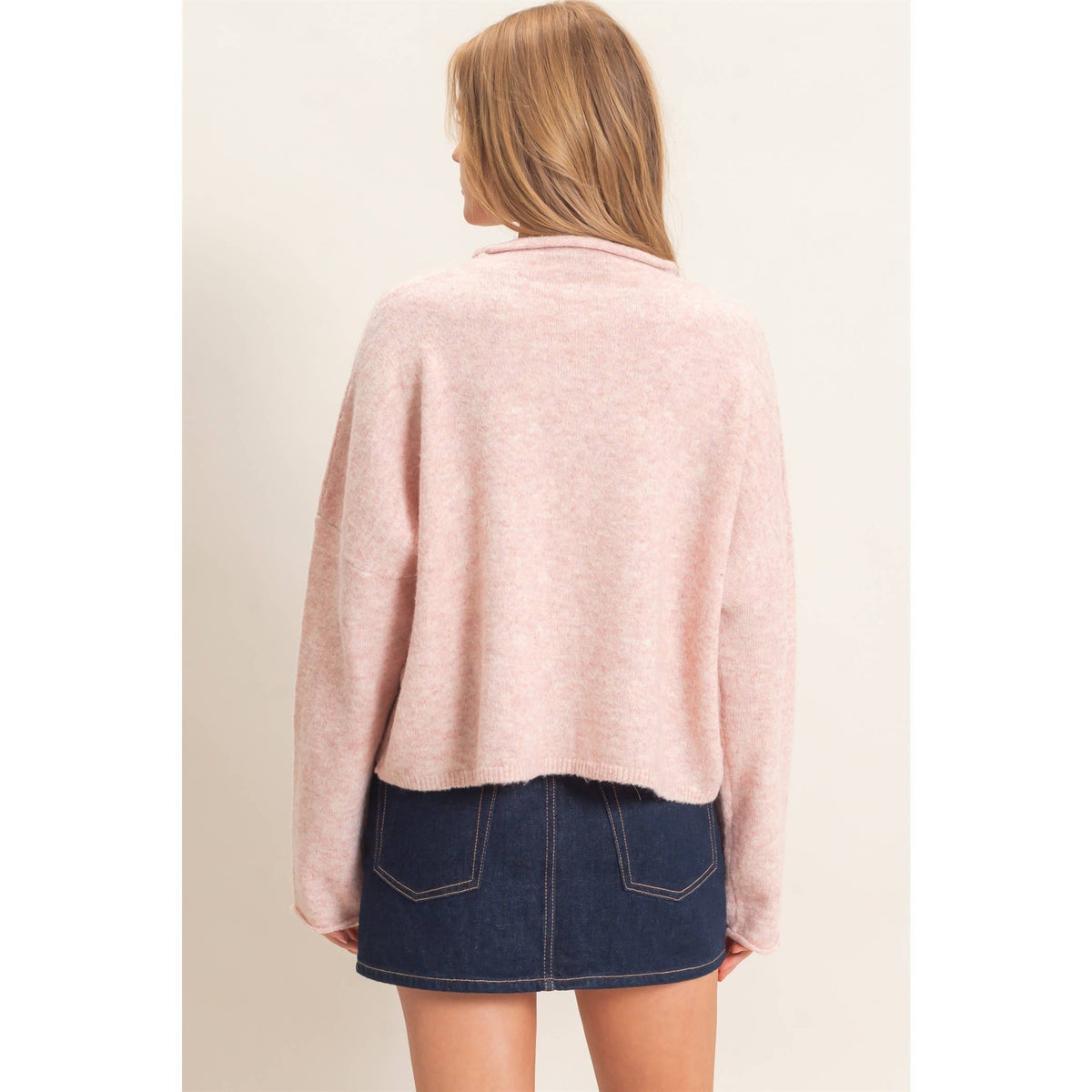 Button-Up Collared Sweater Cardigan