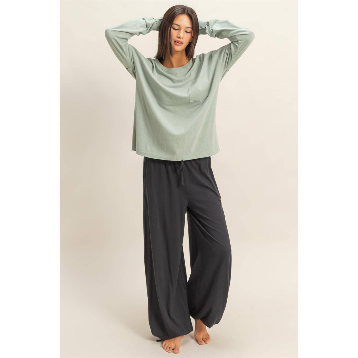 Long Sleeve Pocket T-Shirt