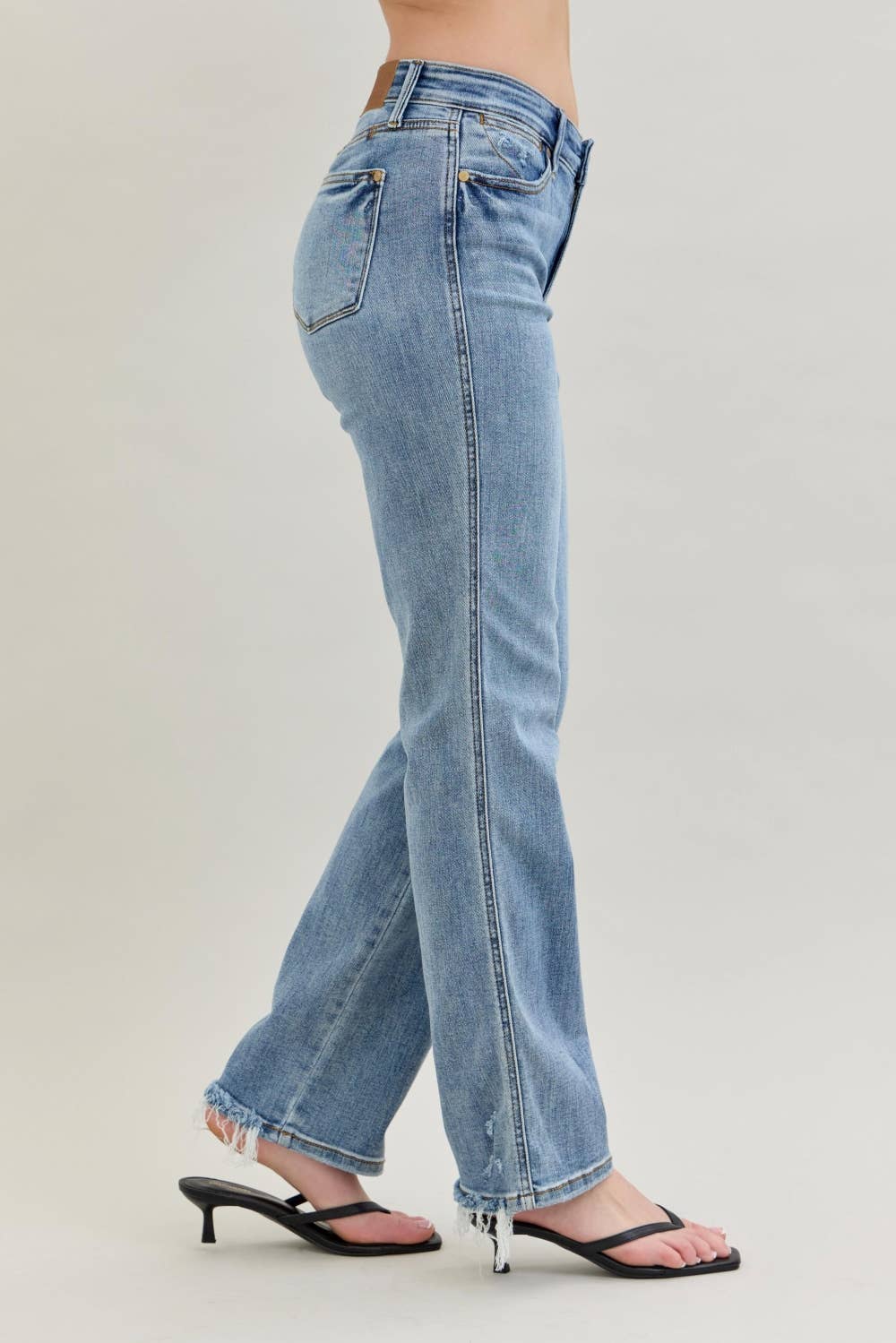 Judy Blue Jeans - MR Yoke Cell Phone Pocket Dad Jean