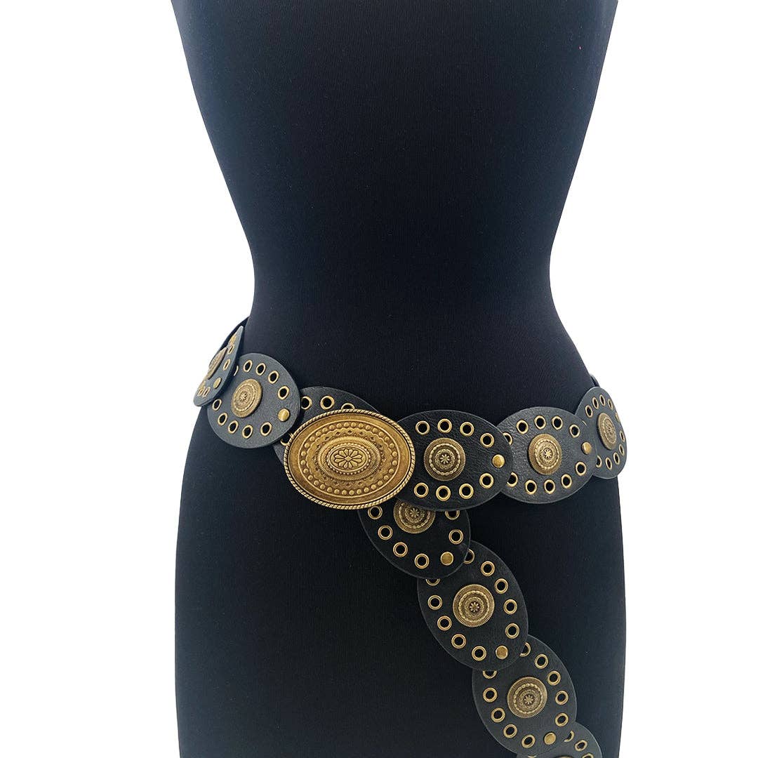 Girlie Girl Originals - Small Oval Disc Belt-Black