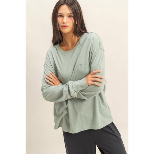 Long Sleeve Pocket T-Shirt