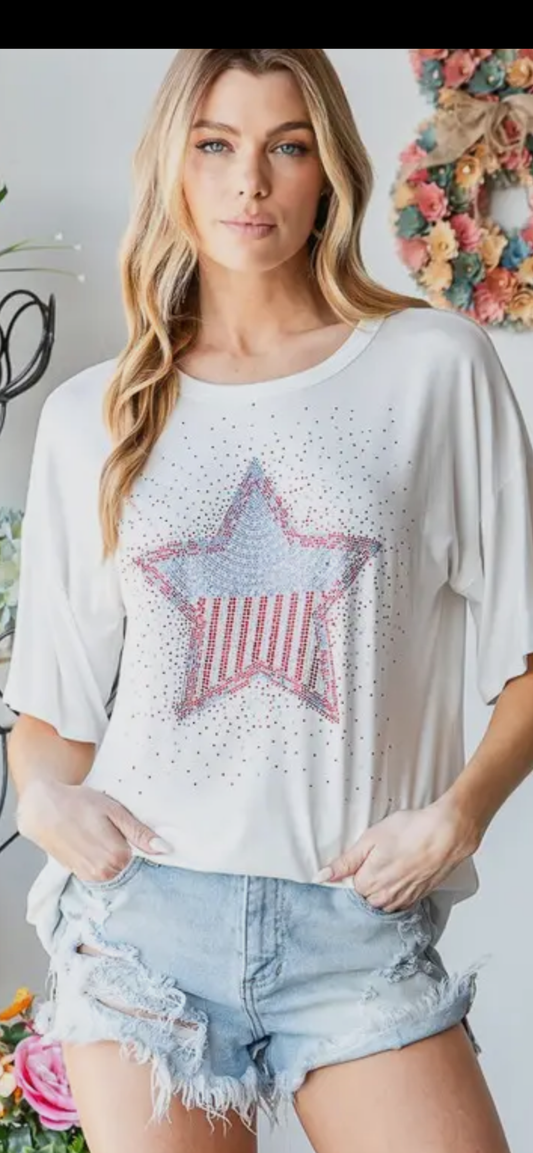 Sparkle star shirt