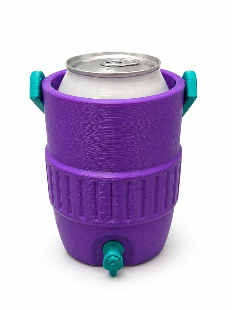Cute can coolers with straw