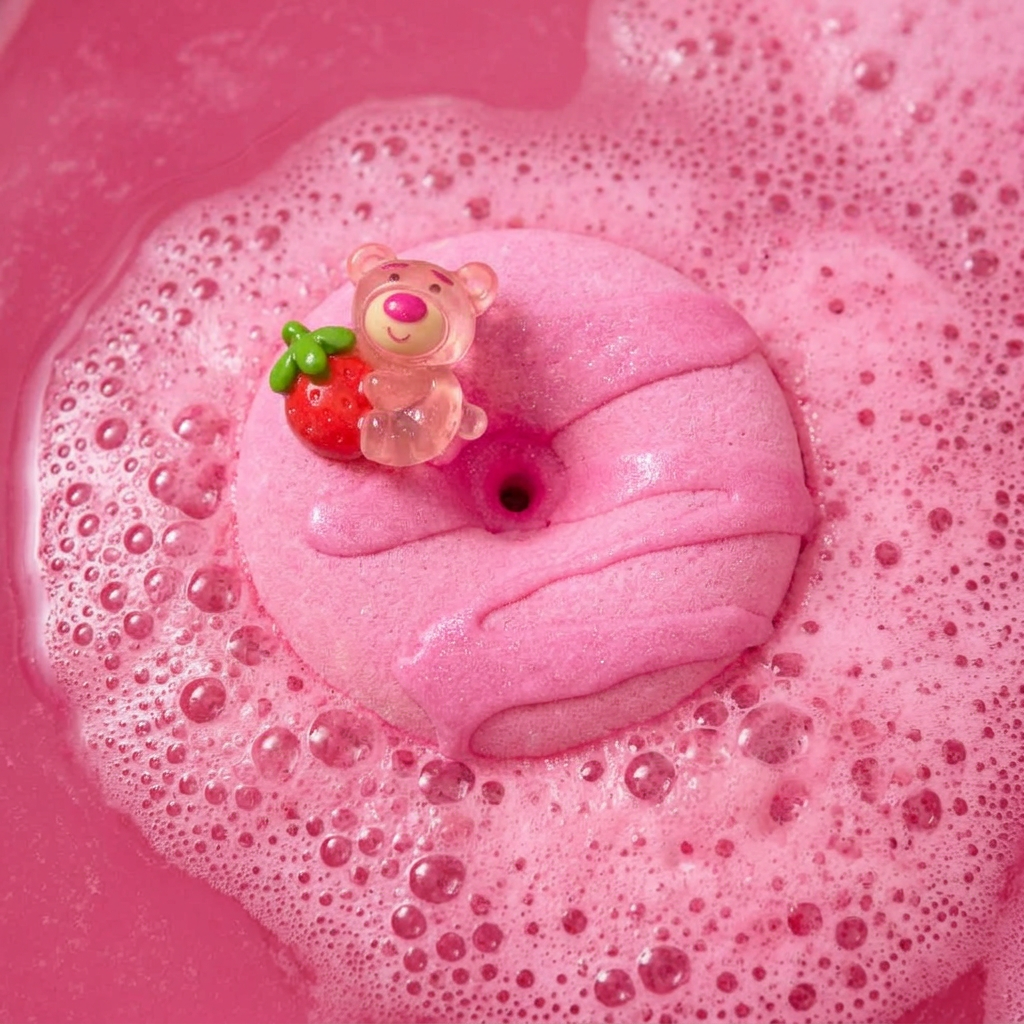 The Lavish Goat - Pink Sugar Donut Bath Bomb (Prize Bomb)