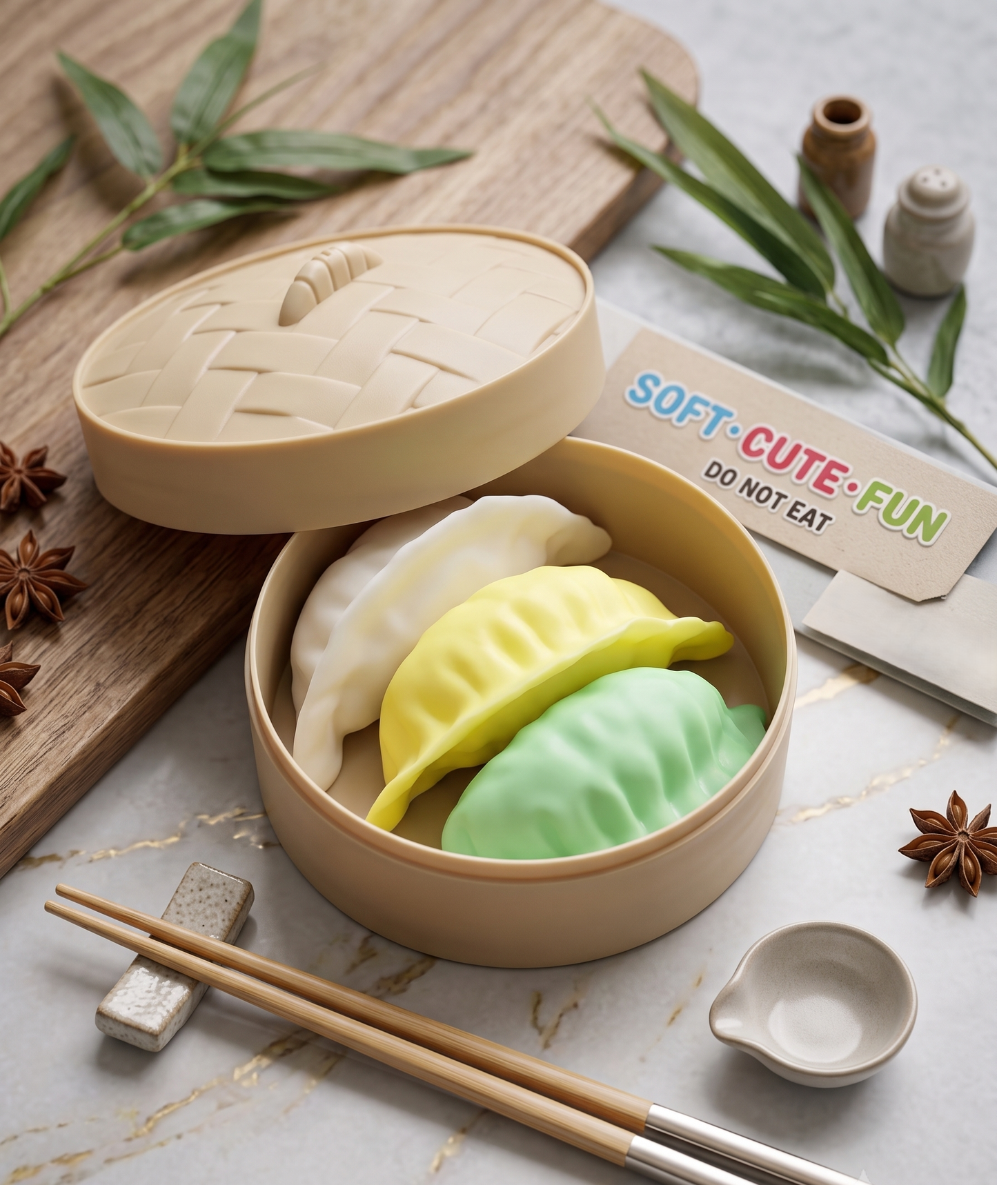 Rainbow Dumpling  Squishy Fidget Toy for Stress Relief