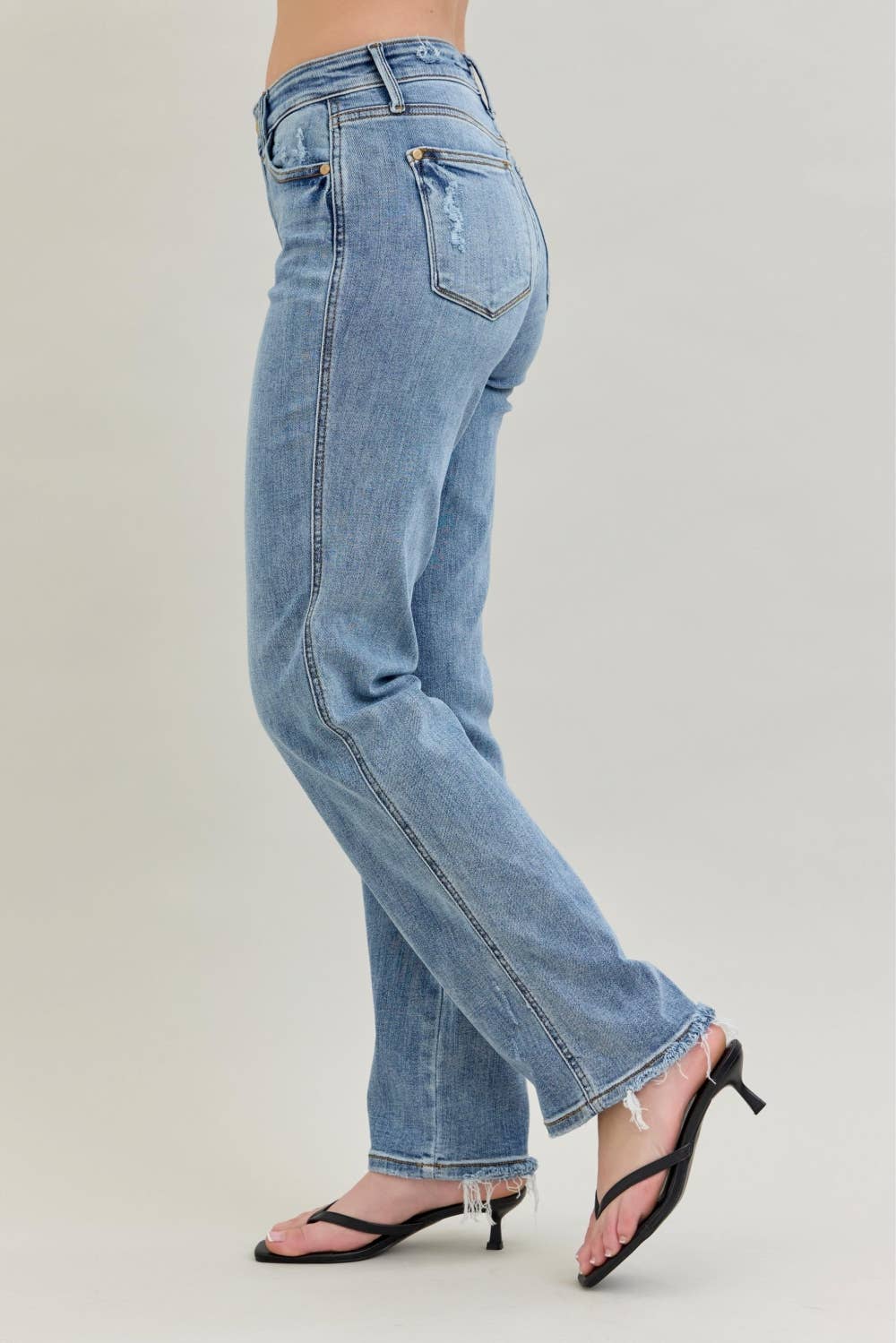 Judy Blue Jeans - MR Yoke Cell Phone Pocket Dad Jean