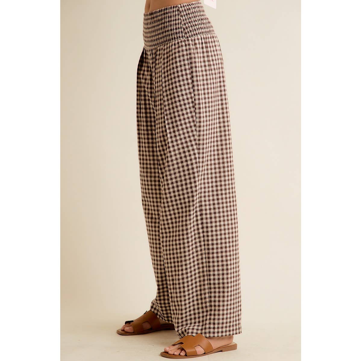 IGINGHAM SMOCKED WAIST WIDE L