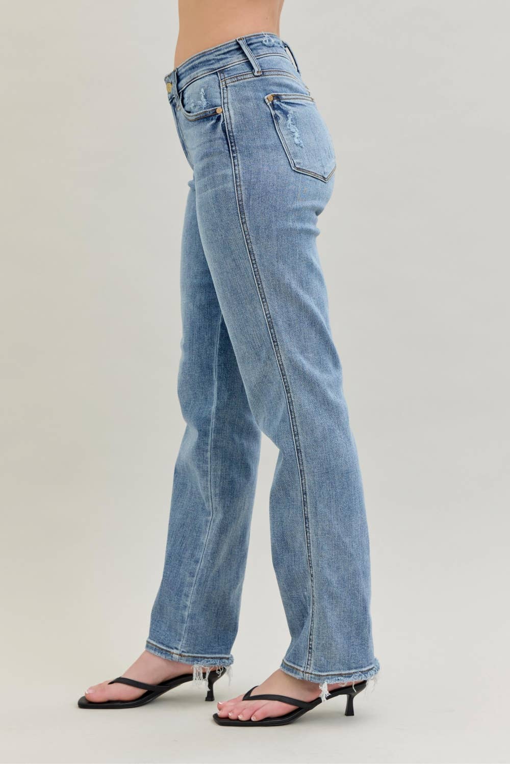 Judy Blue Jeans - MR Yoke Cell Phone Pocket Dad Jean