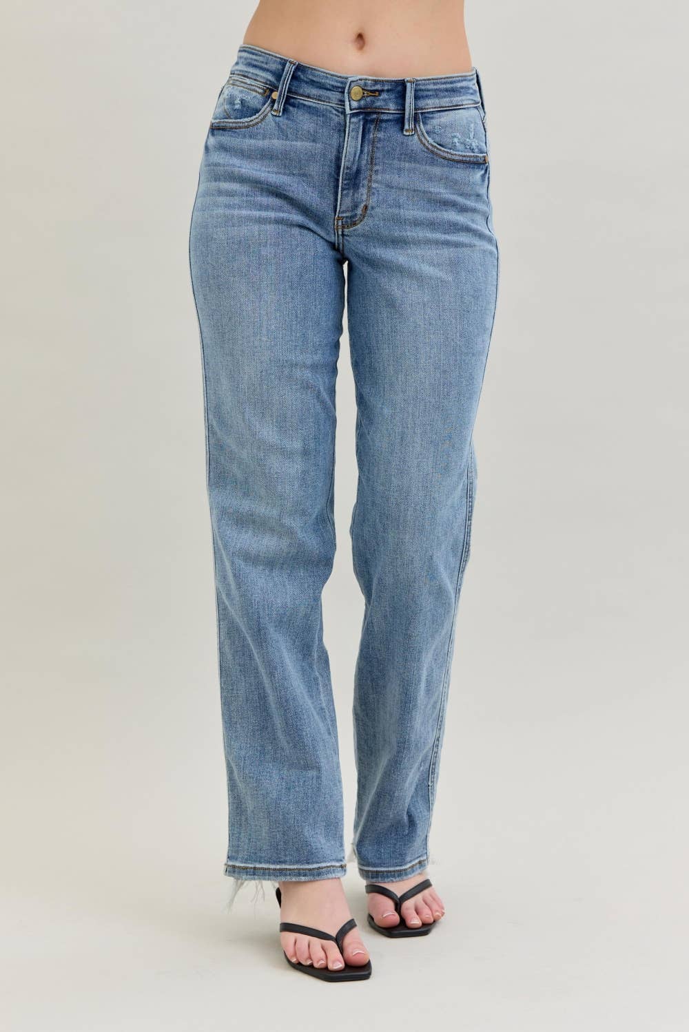 Judy Blue Jeans - MR Yoke Cell Phone Pocket Dad Jean