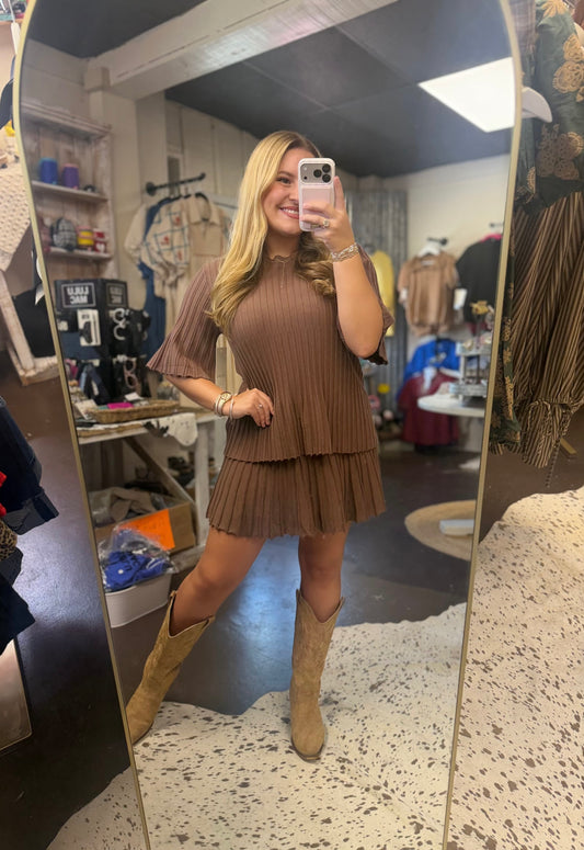 All about fall Sweater knit skirt set