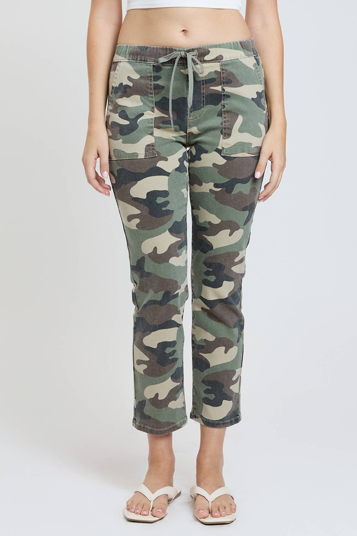 High Rise Pull On Straight Leg Jogger- P052607