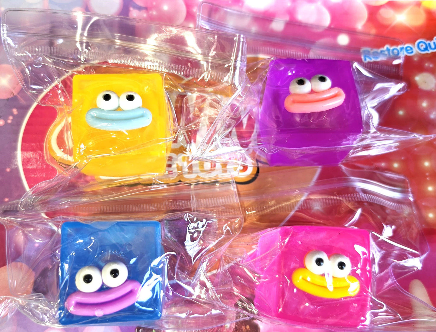 Funny Face Cube Squishy Stress Relief Toy