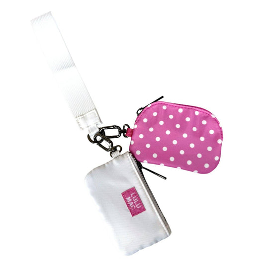 Lulu Mac Hot Pink/White Dots
