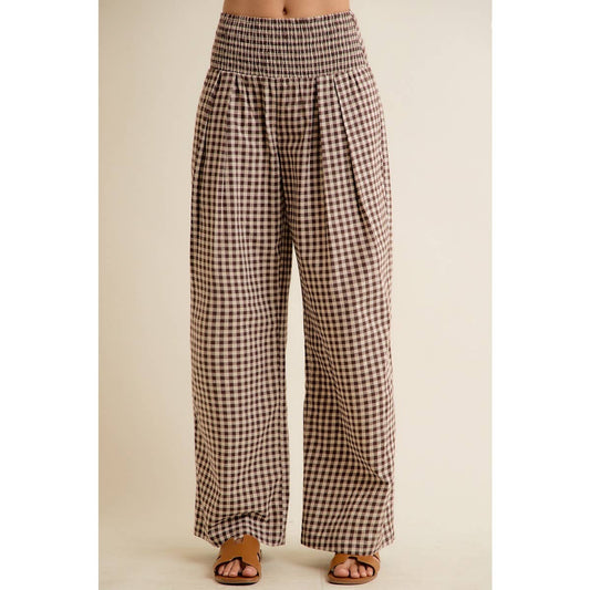 IGINGHAM SMOCKED WAIST WIDE L