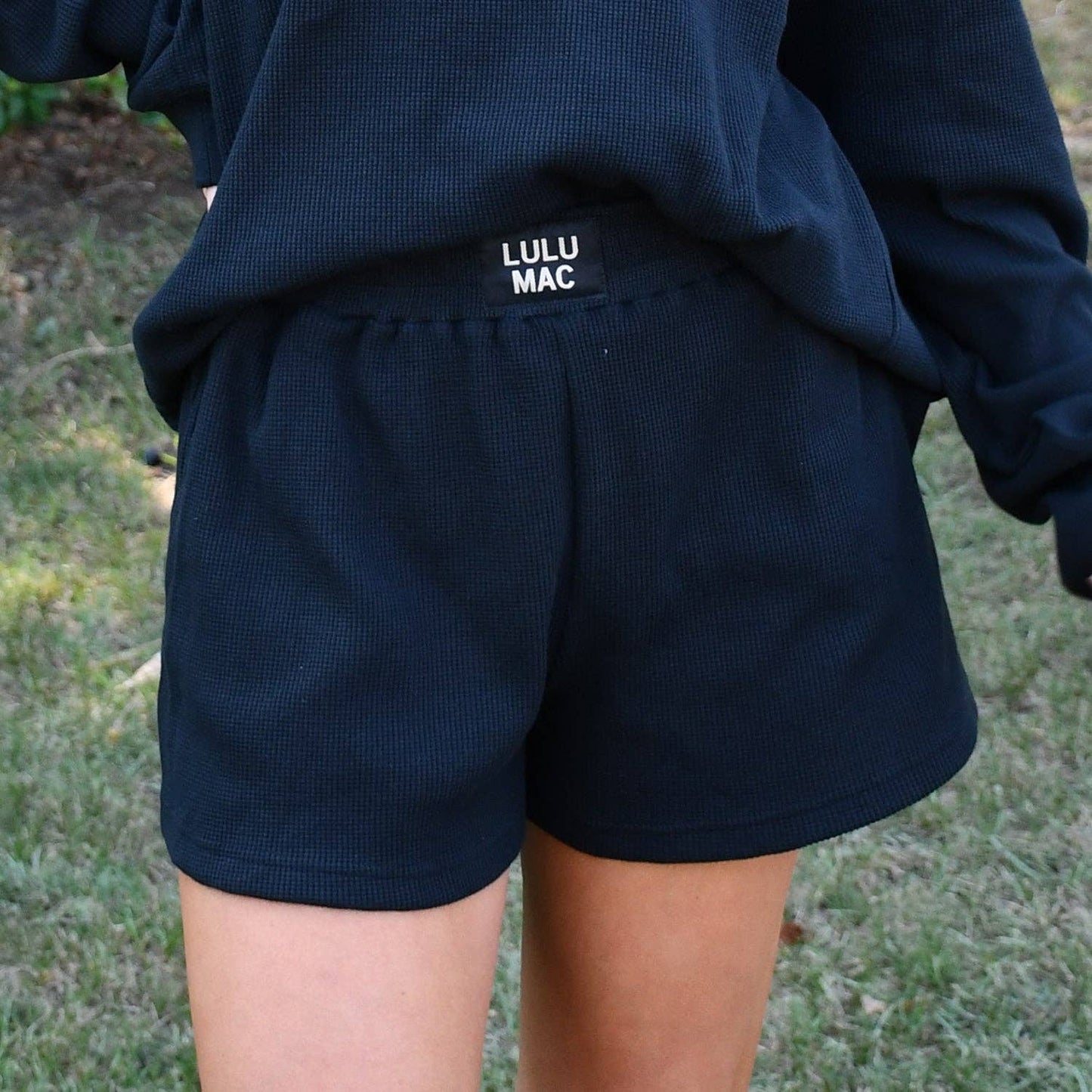 Lulu macWAFFLE SHORT-BLACK