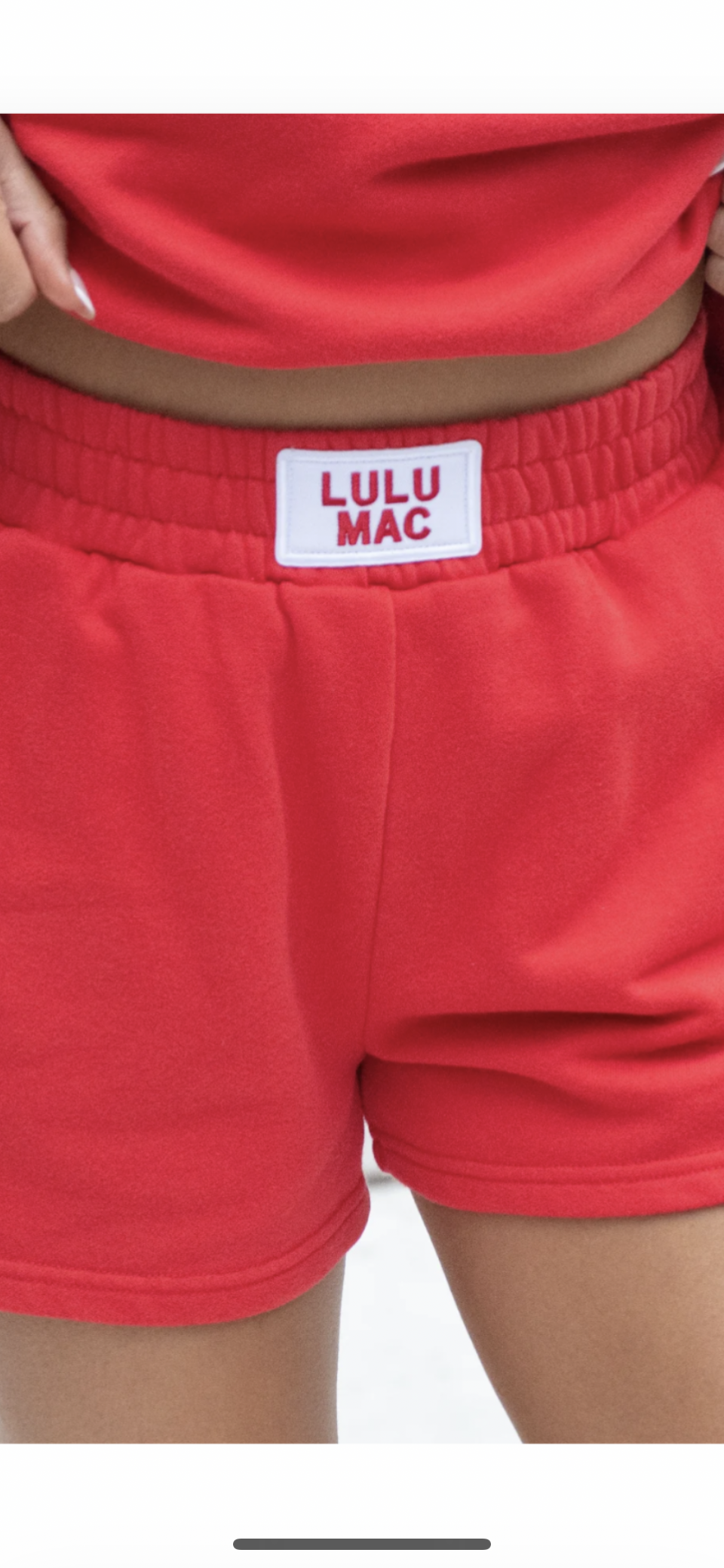Lulu Mac terry shorts