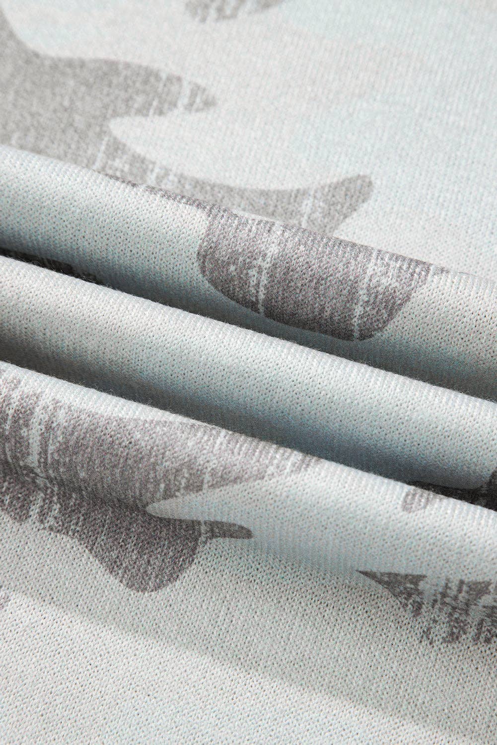 LALA LOO - Camouflage Round Neck Sweatshirt